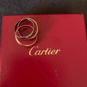 Cartier Trinity Ring with Original Packaging